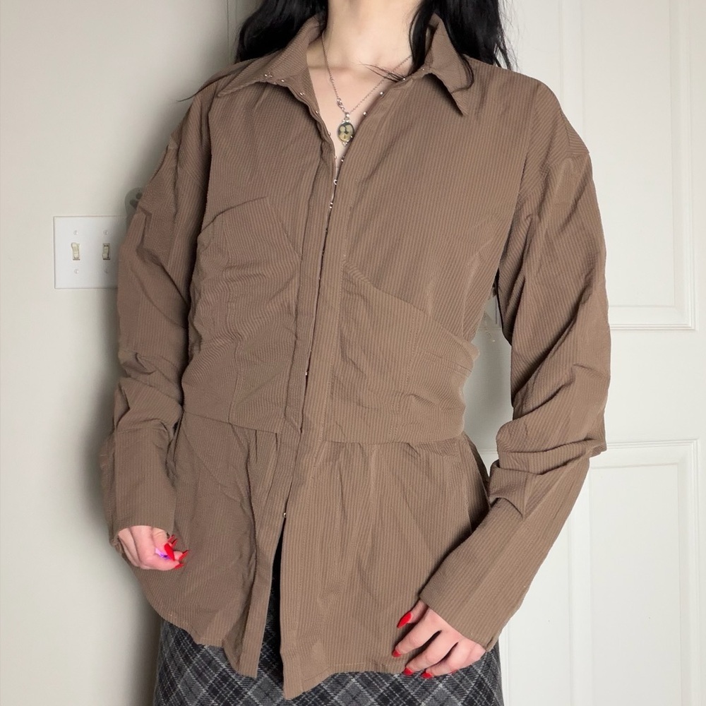 Sovere Women's Brown Top XL